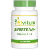 Elvitum Levertraan A D3 100 capsules