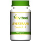 Elvitum Levertraan A D3 100 capsules