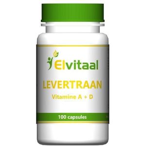 Elvitum Levertraan A D3 100 capsules