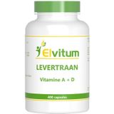 Elvitum Levertraan A D3 400 capsules