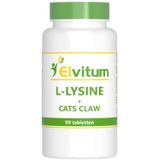 Elvitum L-Lysine cats claw 90 tabletten