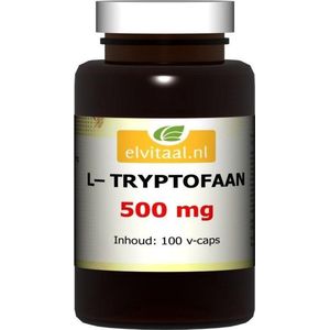 Elvitum L-tryptofaan 100 Vegetarische capsules