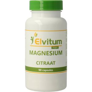 Elvitum Magnesium citraat 90 Vegetarische capsules