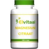 Elvitum Magnesium citraat 180 Vegetarische capsules