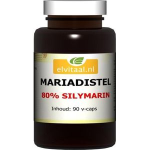 Elvitum Mariadistel 90 Vegetarische capsules