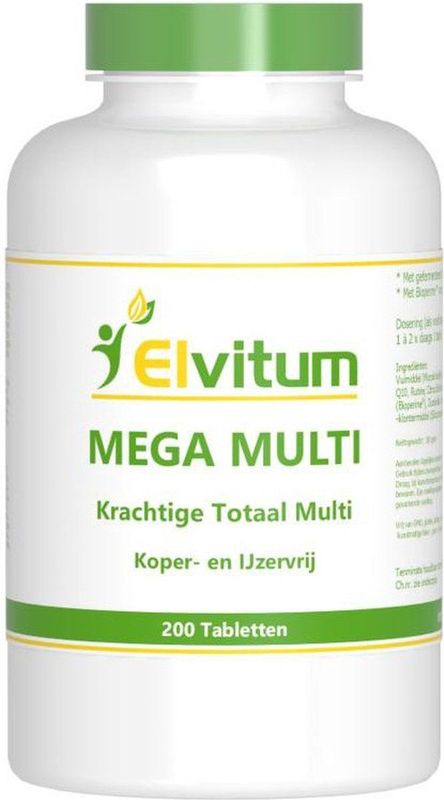 Elvitum Mega multi 200 tabletten