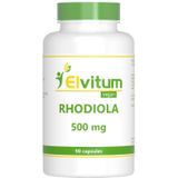Elvitum Rhodiola 500mg 90 Vegetarische capsules