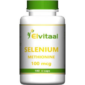 Elvitum Selenium methionine 180 Vegetarische capsules