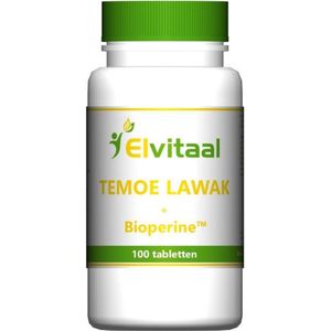 Elvitum Temoe lawak geelwortel 100 tabletten