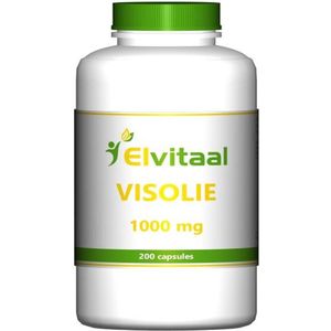 Elvitum Visolie 1000mg omega 3 30% 200 capsules