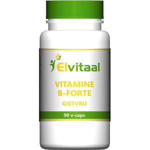 Elvitum Vitamine B-forte gistvrij 90 Vegetarische capsules