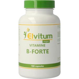 Elvitum Vitamine B-forte gistvrij 180 Vegetarische capsules
