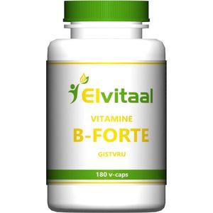 Elvitum Vitamine B-forte gistvrij 180 Vegetarische capsules