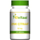 Elvitum Zink citraat 50mg 120 tabletten