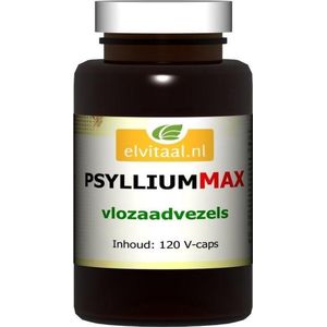 Elvitum Psylliummax vlozaadvezels 120 Vegetarische capsules
