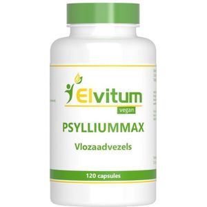 Elvitum Psylliummax vlozaadvezels 120 Vegetarische capsules