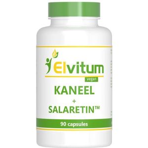 Elvitum Kaneel met salaretin 90 Vegetarische capsules