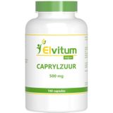 Elvitum Caprylzuur 500mg 180 Vegetarische capsules