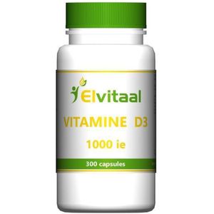 How2behealthy - Vitamine D3 1000 ie - 300 capsules