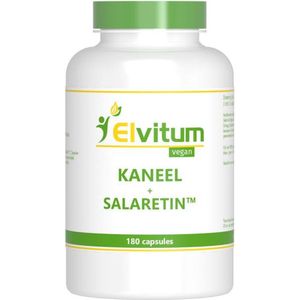 Elvitum Kaneel met salaretin 180 Vegetarische capsules