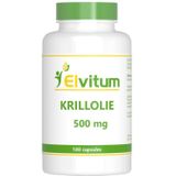 Elvitum Krill olie 500mg 180 capsules