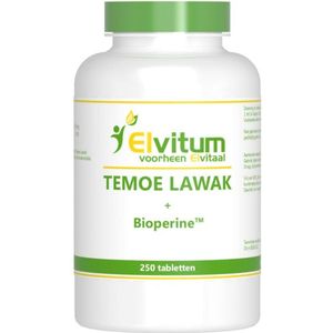 Elvitum Temoe lawak geelwortel 250 tabletten