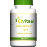 Elvitum Rode gistrijst + Q10 180 capsules