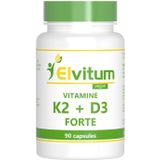 Elvitum Vitamine K2 + D3 forte 90 capsules