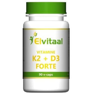 Elvitum Vitamine K2 + D3 forte 90 capsules
