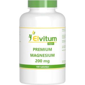 How2behealthy - Premium Magnesium 200mg - 180 tabletten