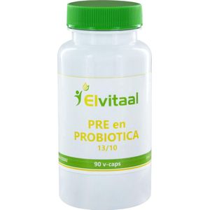 Elvitum Pre- en probiotica 13/10 90 Vegetarische capsules