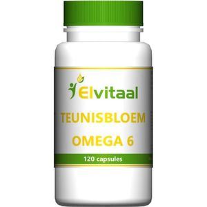 Elvitum Teunisbloem olie omega 6 120 capsules