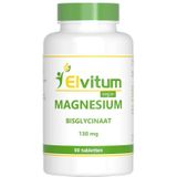 Elvitum Magnesium (bisglycinaat) 130mg 90 tabletten