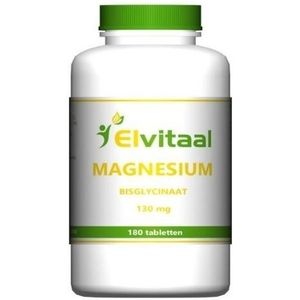 Elvitaal/Elvitum Magnesium (bisglycinaat) 130mg (180tb)