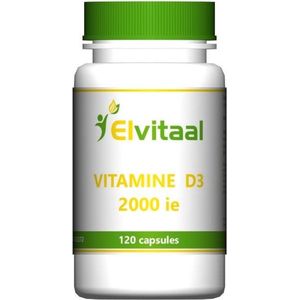 Elvitum Vitamine D3 2000IE/50mcg 120 capsules