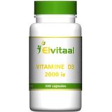 Elvitum Vitamine D3 2000IE 300 capsules