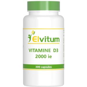 Elvitum Vitamine D3 2000IE 300 capsules