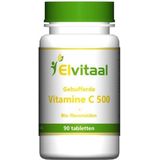 Elvitaal Gebufferde vitamine C 500 + Bio-flavonoïden - Vitamine C - Voedingssupplement