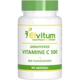Elvitaal Gebufferde vitamine C 500 + Bio-flavonoïden - Vitamine C - Voedingssupplement