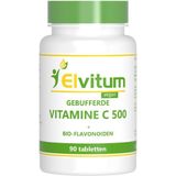 Elvitaal Gebufferde vitamine C 500 + Bio-flavonoïden - Vitamine C - Voedingssupplement