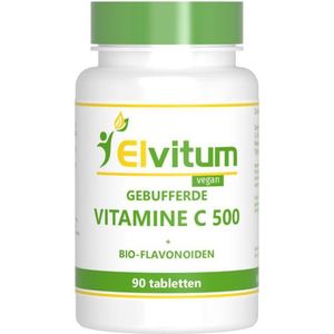 Elvitaal Gebufferde vitamine C 500 + Bio-flavonoïden - Vitamine C - Voedingssupplement
