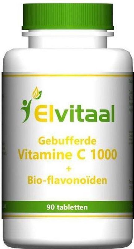Elvitum Gebufferde vitamine C 1000mg 90 tabletten