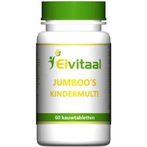 Elvitum Jumboos kindermulti 60 kauwtabletten