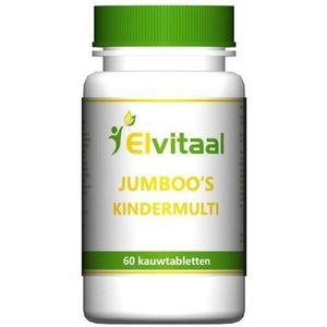 Elvitum Jumboos kindermulti 60 kauwtabletten