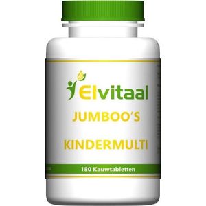 Elvitum Jumboos kindermulti 180 kauwtabletten