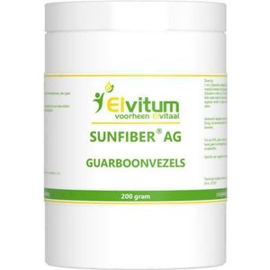 Elvitum (voorheen Elvitaal) Sunfiber AG guarboonvezels  200 Gram