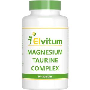 Elvitum - Magnesium Taurine Complex - Voedingssupplement - Tabletten - 30 Stuk