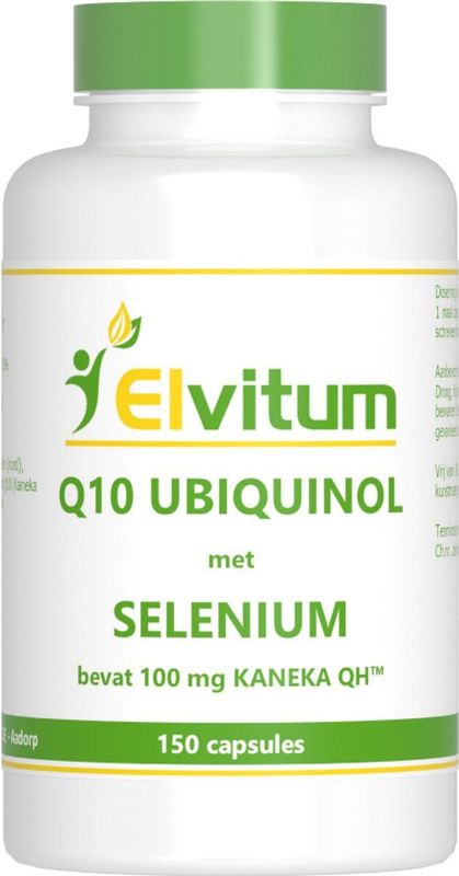 Elvitum - Co-Q10 Ubiquinol - Voedingssupplement - 100 mg - Met Selenium