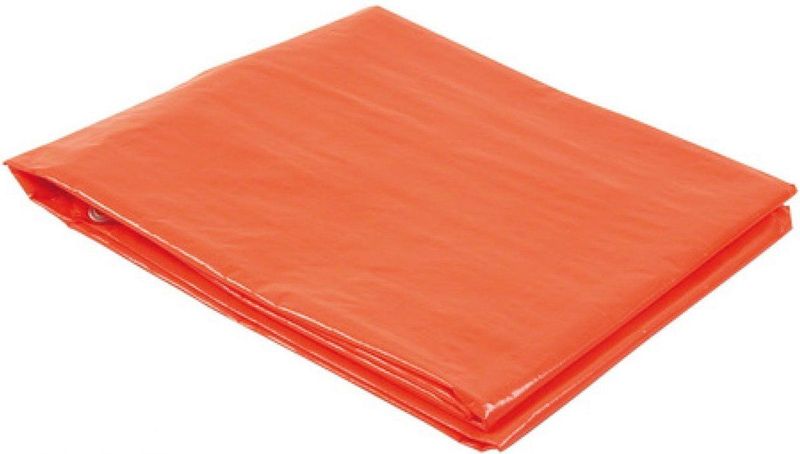 Little Jumbo Dekzeil - Oranje - 4 X 6 M - 100 Gr/m² - Met Stalen Ogen