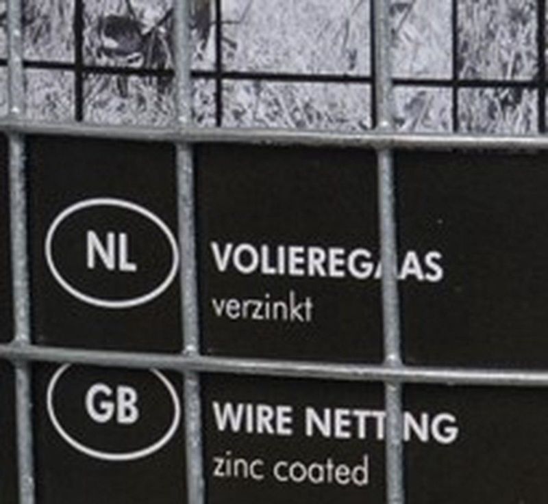 Premium volière gaas 13x76x2.45 mm, rol 0.76x25 meter
